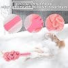 Exfoliante de Espalda para Ducha Evmliy, Cepillo Esponja de Lufa Exfoliante para Cuerpo, Cepillo de Mango Largo con Lufa en un Palo para Espalda, Accesorios de Baño (2 Paquetes) para Todo Tipo de Piel 7