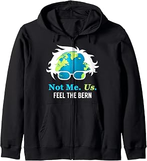 Bernie Sanders Shirt Sanders 2020 Apparel Feel The Bern Zip Hoodie