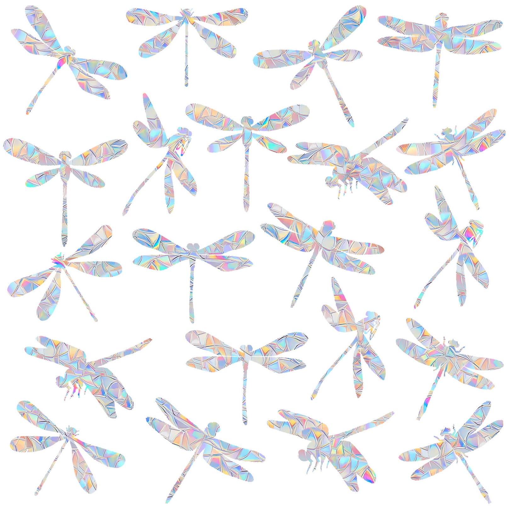 AREAWA Dragonfly Window Clings