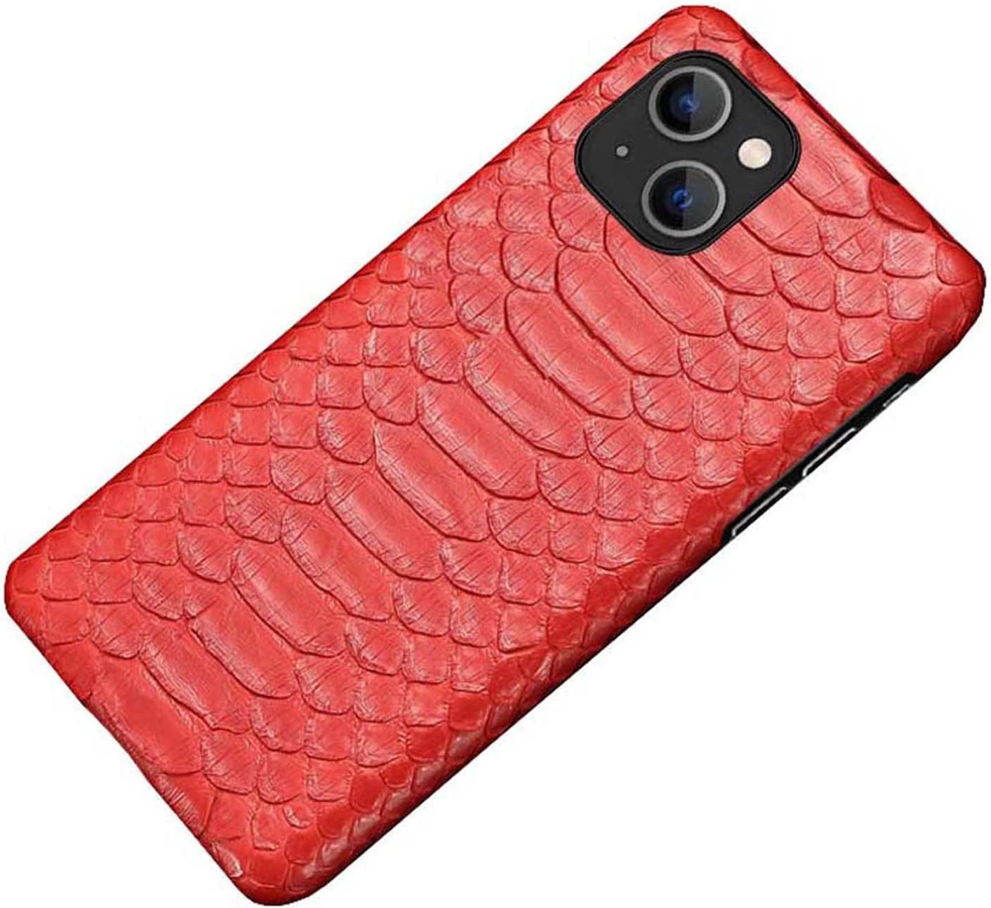 Funda de cuero GUMMMY Python para iPhone 14 tacto premium 8