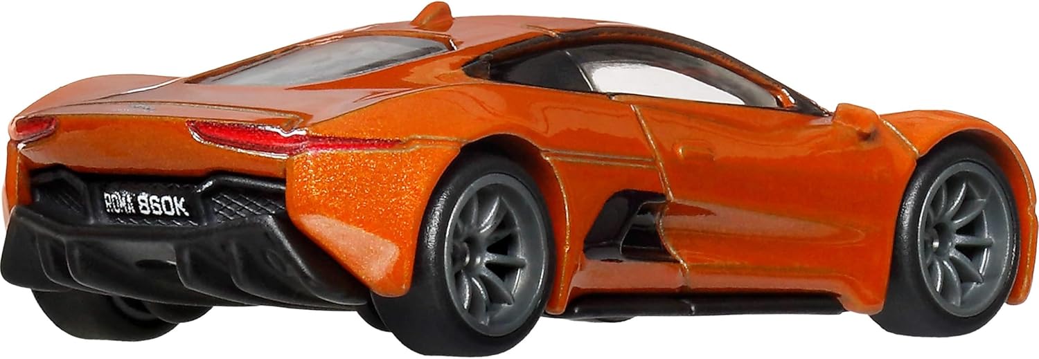 Hot Wheels Premium 2 Pack Aston Martin DB10/Jaguar C-X75 Ride On Toy Mini Car Ages 3+ Multi JBL04