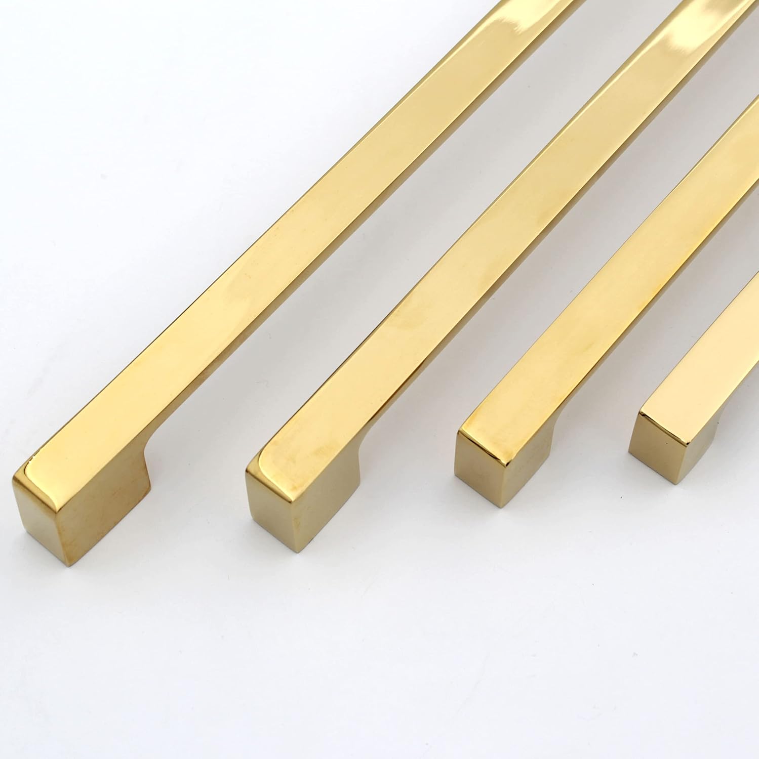 Premium PVD Gold Bar Handles, Modern Gold Cabinet Hardware, Furniture Pulls for Doors, Cabinets, Cupboards & Drawers ( 1 pcs ) (288mm ( 12 inch ))
