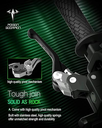 Miniatura 4 de POISON SCORPION Palancas de embrague de freno PS-321218 todoterreno y motocross compatibles con modelos 125150200450505 2009-2013