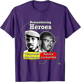Remembering Heroes - Thomas Sankara - Patrice Lumuba T-Shirt