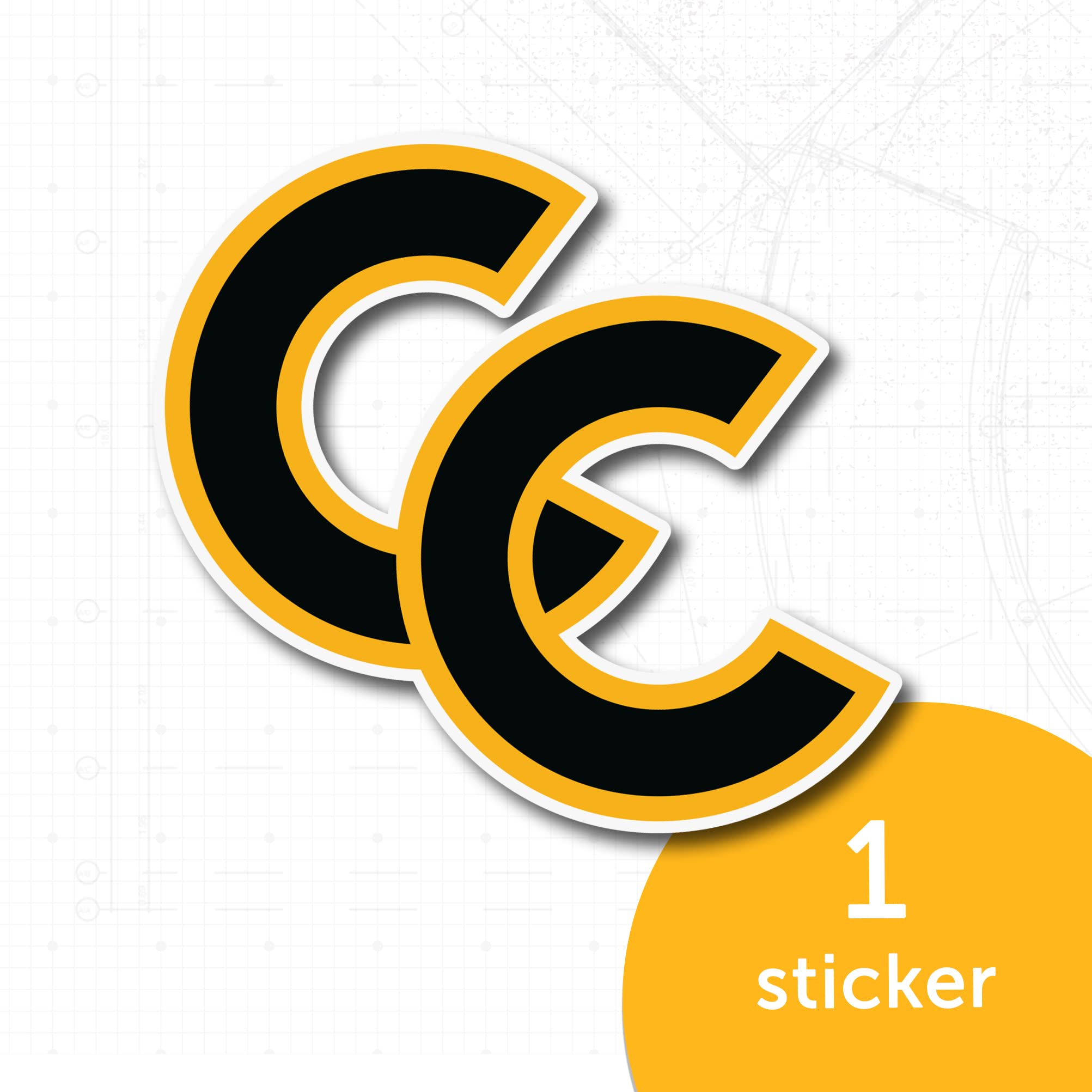Colorado College Tigers Sticker - Desert Cactus Vinyl Decal For Laptop & Water Bottle