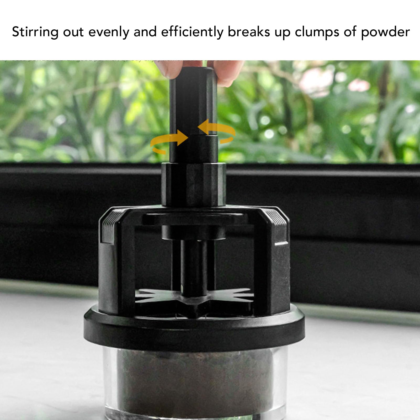 Luocute Innovadora Herramienta de Distribuidor de café con Aguja, Aleación de Aluminio Aleación de Acero Inoxidable Tool de Distribución de Expreso para, Mejorando la extracción. Gran (58MM)