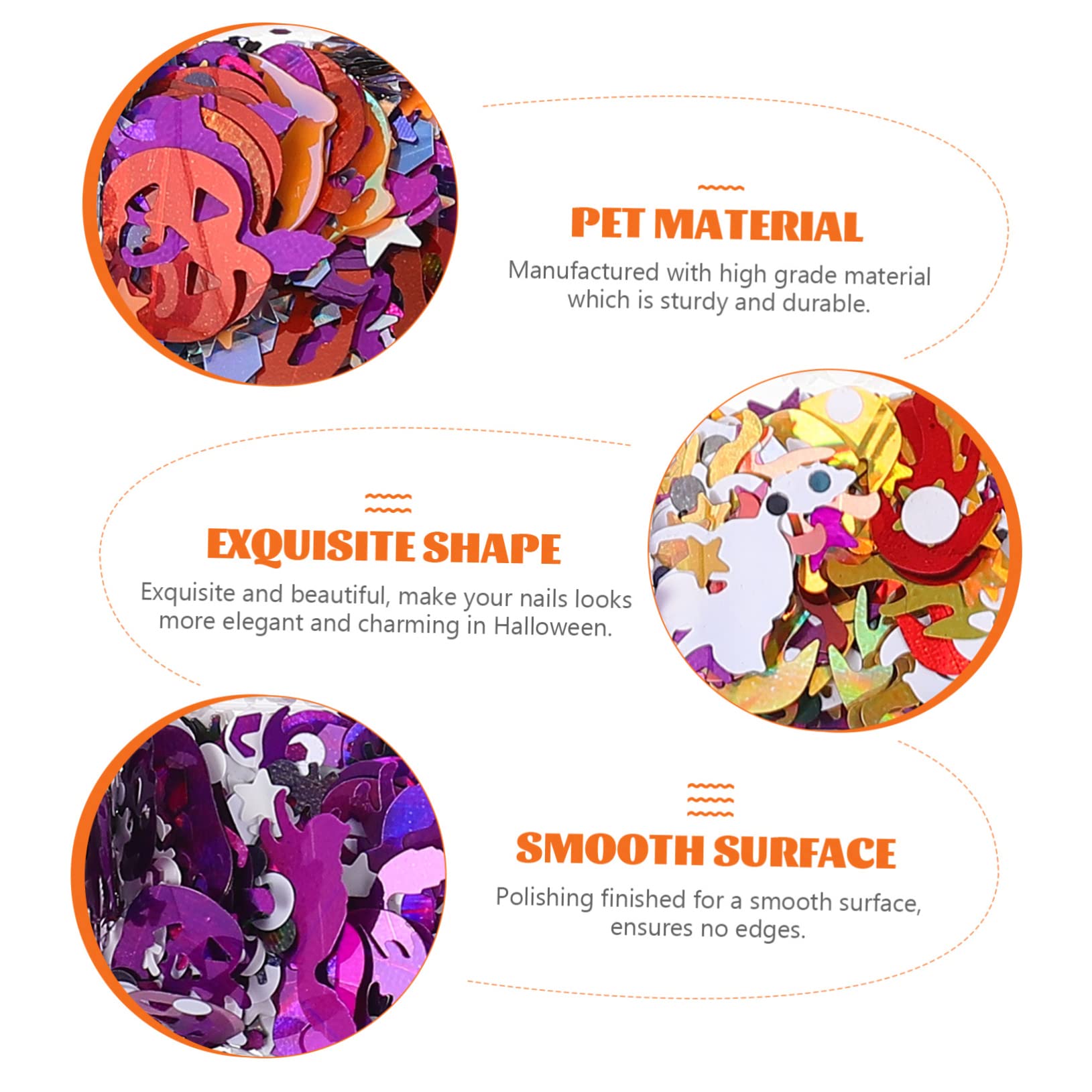 Didiseaon 4 Set Adesivi Per Unghie Di Halloween Gemme Appiccicose Parà Neon Tagliaunghie Adesivo Per Unghie Tavolozza Glitter Pennelli Per Unghie Robaccia Gel L'animale Domestico 3 Scatole*4