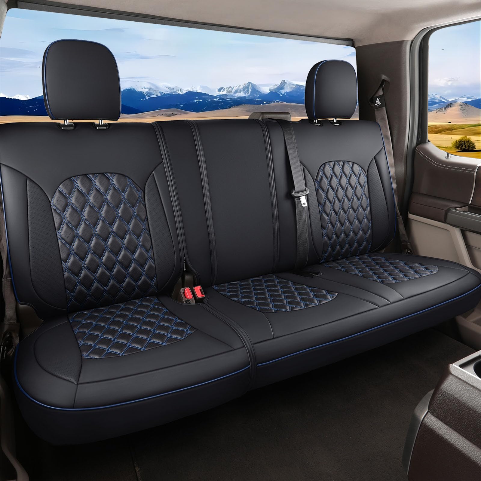 Huidasource Custom Fit Ford F150 Rear Seat Covers