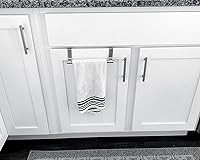 Vista 6 de DS. DISTINCTIVE STYLE Toallero de cocina para puerta de gabinete, barra de toalla de 2 piezas de acero inoxidable para toallas de cocina