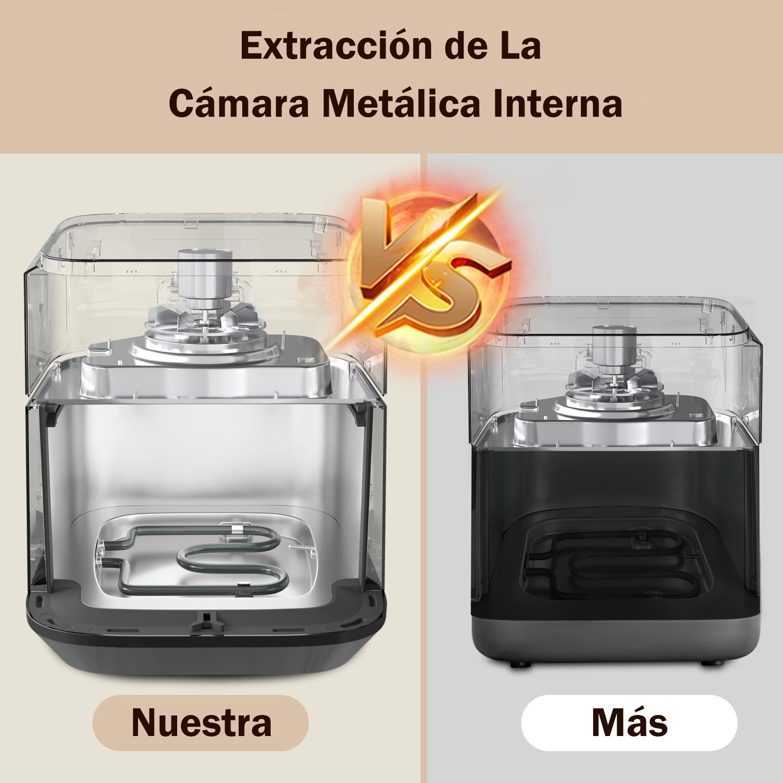 Taylor Swoden Freidora de Aire 8L XXL, Air Fryer con Doble Resistencia Arriba y Abajo, Ventana de Visualización, 2000W, Interior Metálico, 10 Programas, Pantalla Táctil, Freidora sin Aceite