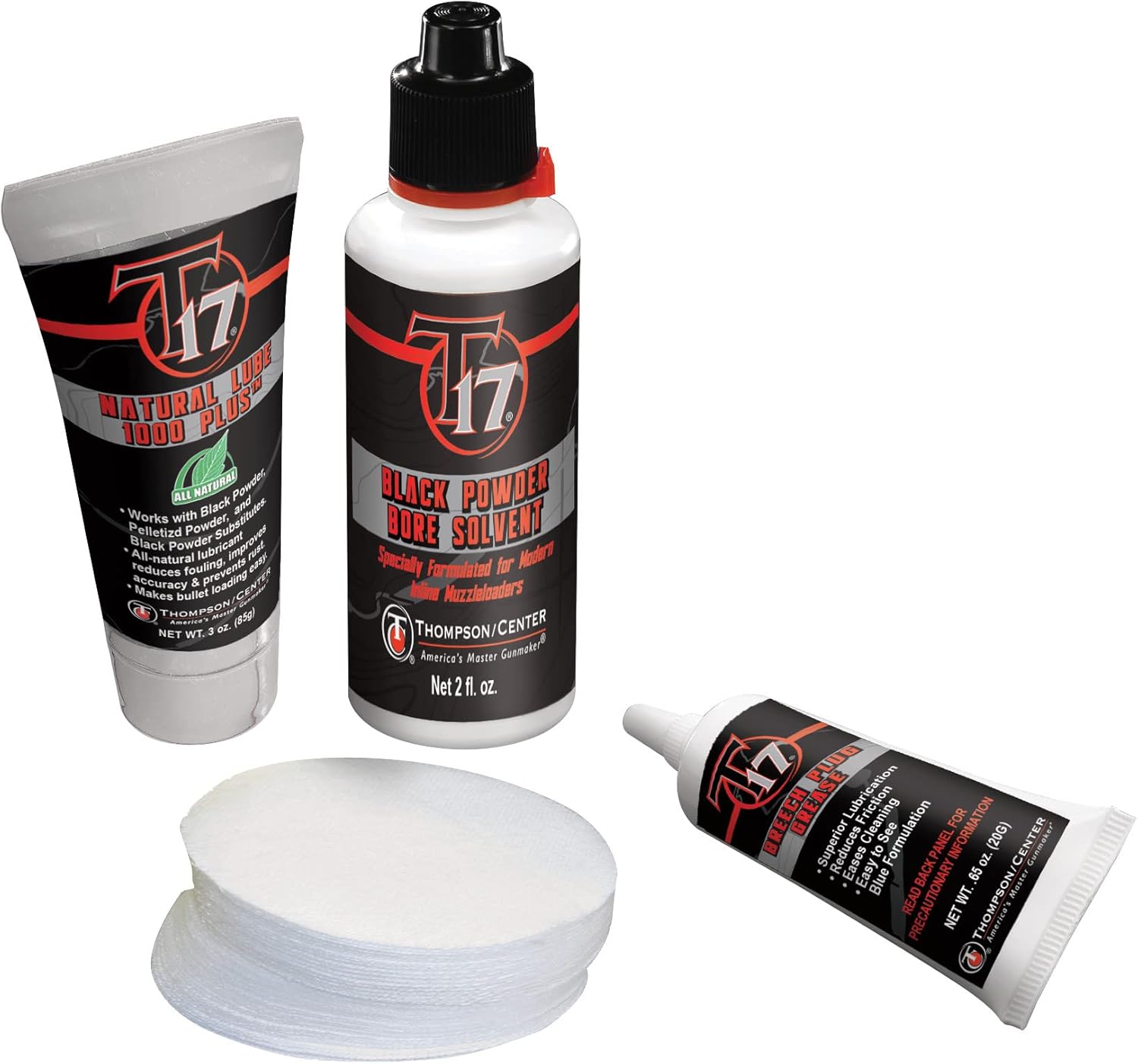 Thompson Center Basic Muzzleloader Cleaning Kit with T17 Natural Lube