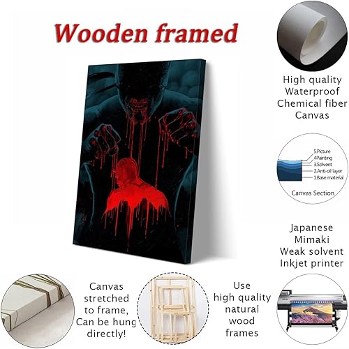 Miniatura 7 de Daredevil - Pósteres de arte para impresión en lienzo, adecuado para dormitorio, sala de estar, baño, decoración de pared LCVME (24 x 36 pulgadas,