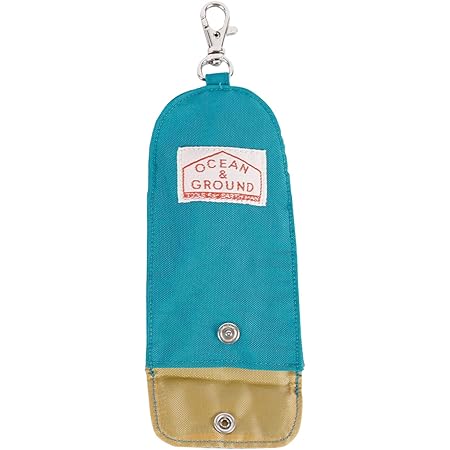 オーシャン グラウンド 紐が伸びる キーケース キーホルダー キッズ 子供 グリーン 財布 通販