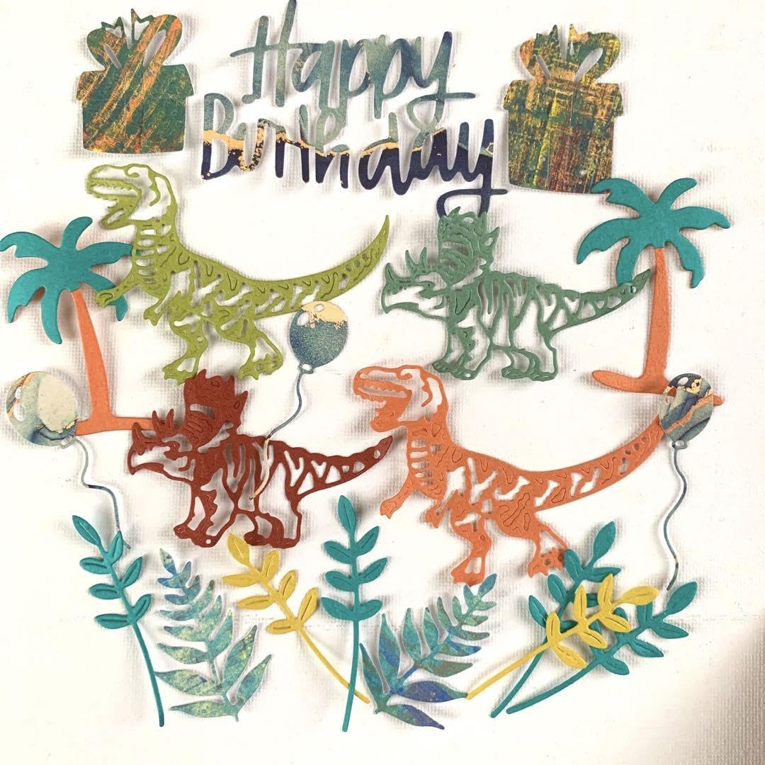 Amazon.co.jp: 恐竜 ペーパークラフト アルバム素材 誕生日 色紙素材