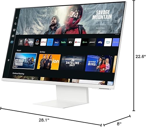 Miniatura 10 de SAMSUNG Pantalla inteligente M80C UHD HDR de 27 pulgadas con transmisión de TV, cámara Slimfit incluida, acceso remoto inalámbrico a PC, Alexa