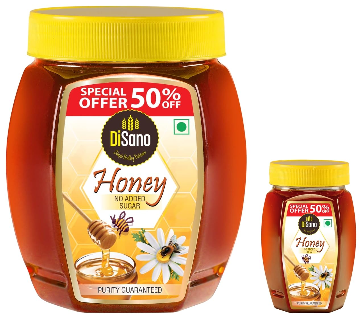 DISANO Pure Honey 1Kg (Pack Of 1) & Pure Honey 500 G (Pack Of 1)