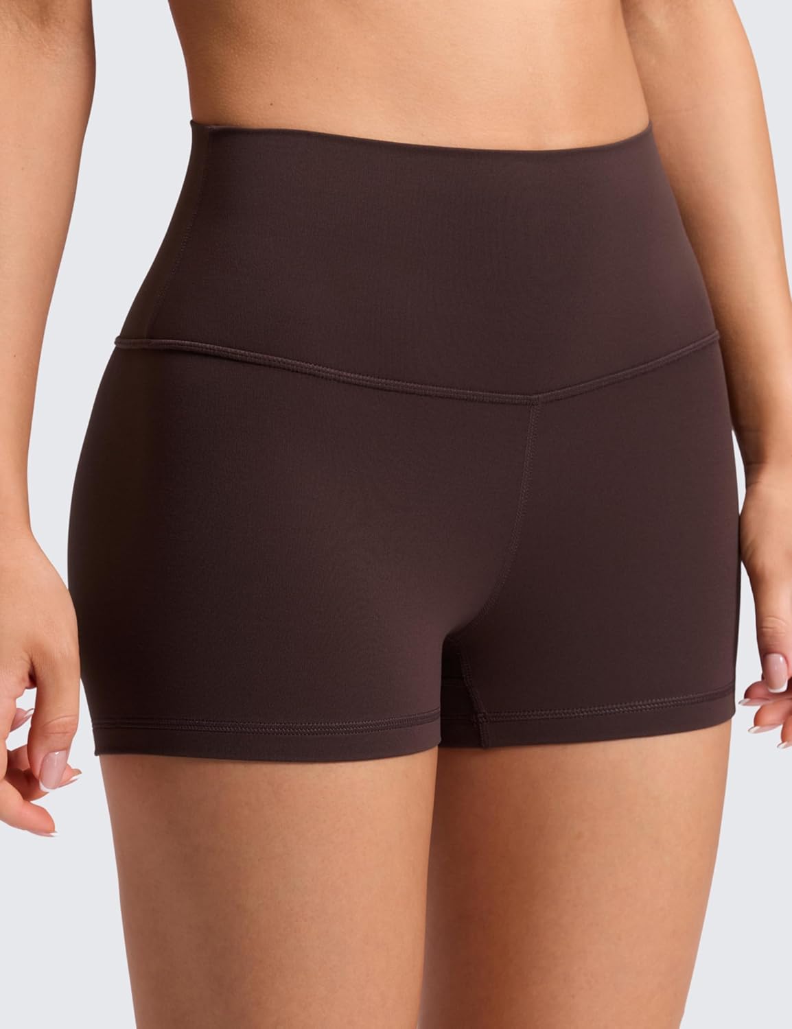 CRZ YOGA Butterluxe Biker Shorts 2.5"- High Waisted Yoga Workout Spandex Womens Running Volleyball Booty