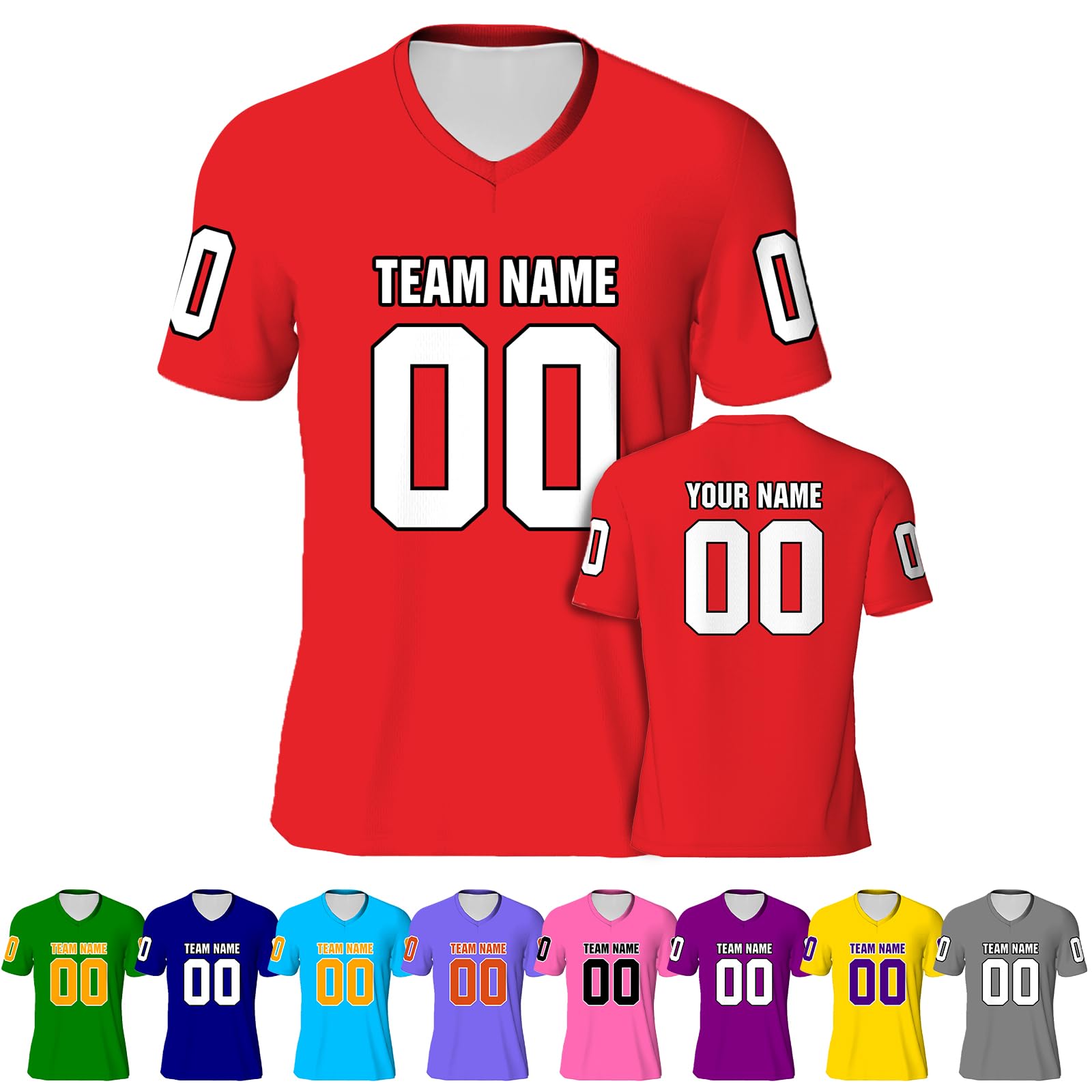 Custom Football Jersey for Men Women Personalized Stitched TeamName Number Football Uniform Customized Sport Shirt Fans Gift