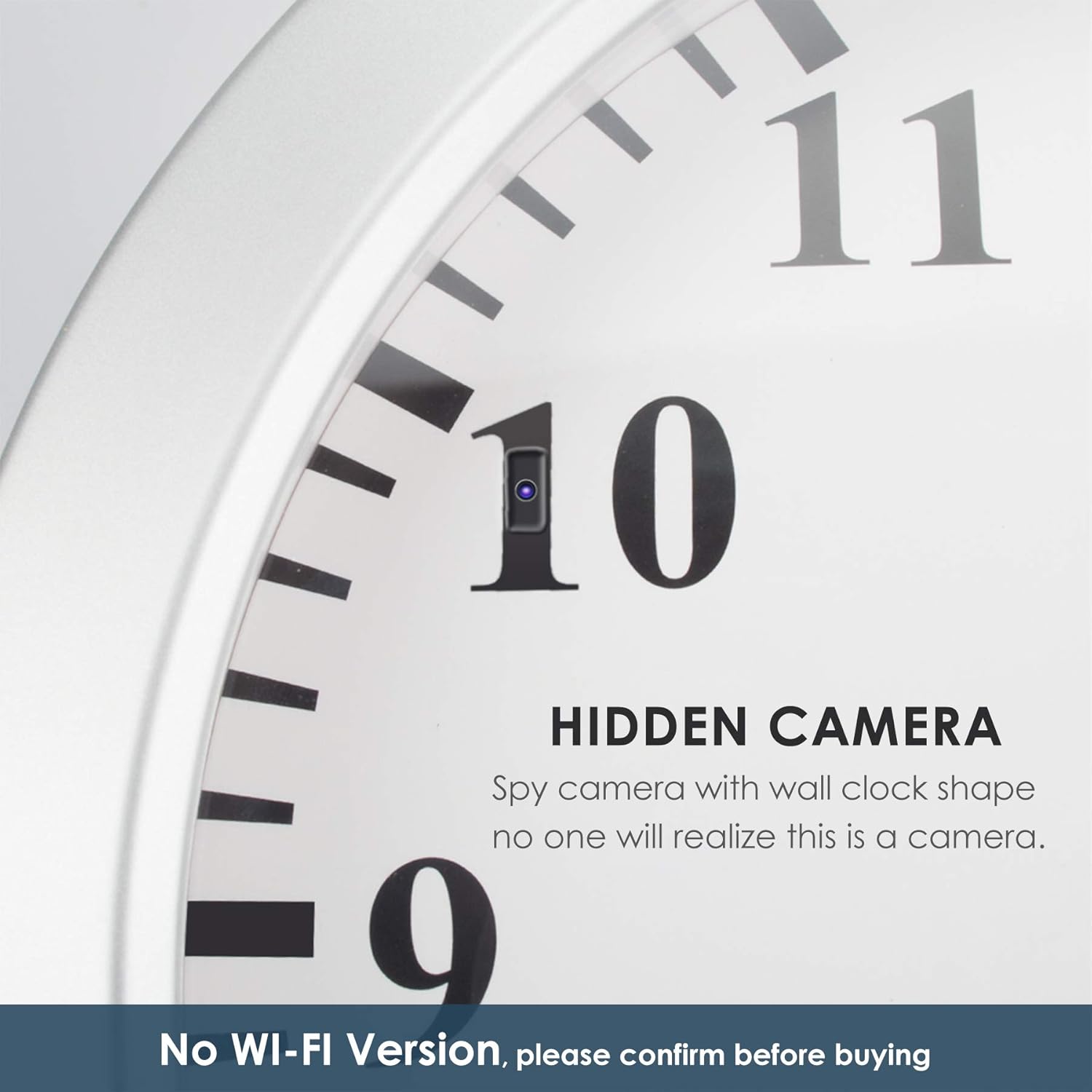 Black Friday 🔥 MAGHO Hidden Camera Wall Clock, 1080P Spy Camera Clock Nanny Cam Indoor Covert Video Only Security Camera for Home and Office, No WiFi Version 80% Off Discount MAGHO Hidden Camera Wall Clock, 1080P Spy Camera Clock Nanny Cam Indoor Covert Video Only Security Camera for Home and Office, No WiFi Version