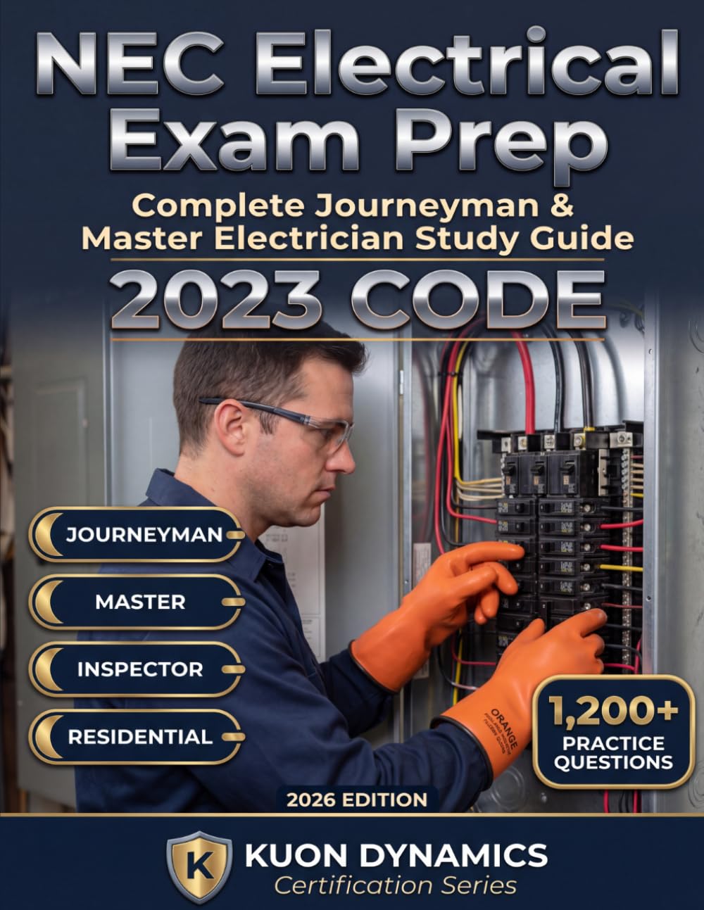 NEC Electrical Exam Prep 2025-2026: Journeyman, Master, and Inspector Edition with 1,100+ Practice Questions and 2023 NEC Calculations (HVAC & Electrical Certification Exam Prep)