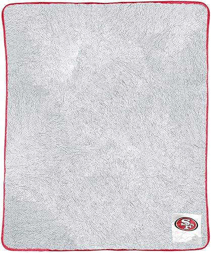Northwest NFL - Manta de sherpa suave de dos tonos, manta de 50 x 60 pulgadas, manta con licencia oficial para ropa de cama, sofá o día del juego,