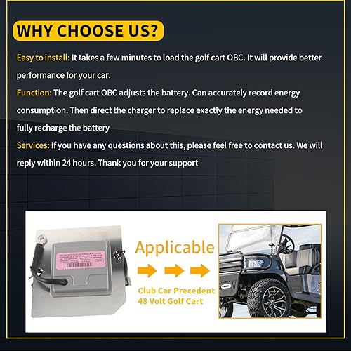Miniatura 6 de 102511001 Carrito de golf a bordo de computadora 48V compatible con Club Car Precedent 2004-2015 Reemplazar # 103403201 102586301