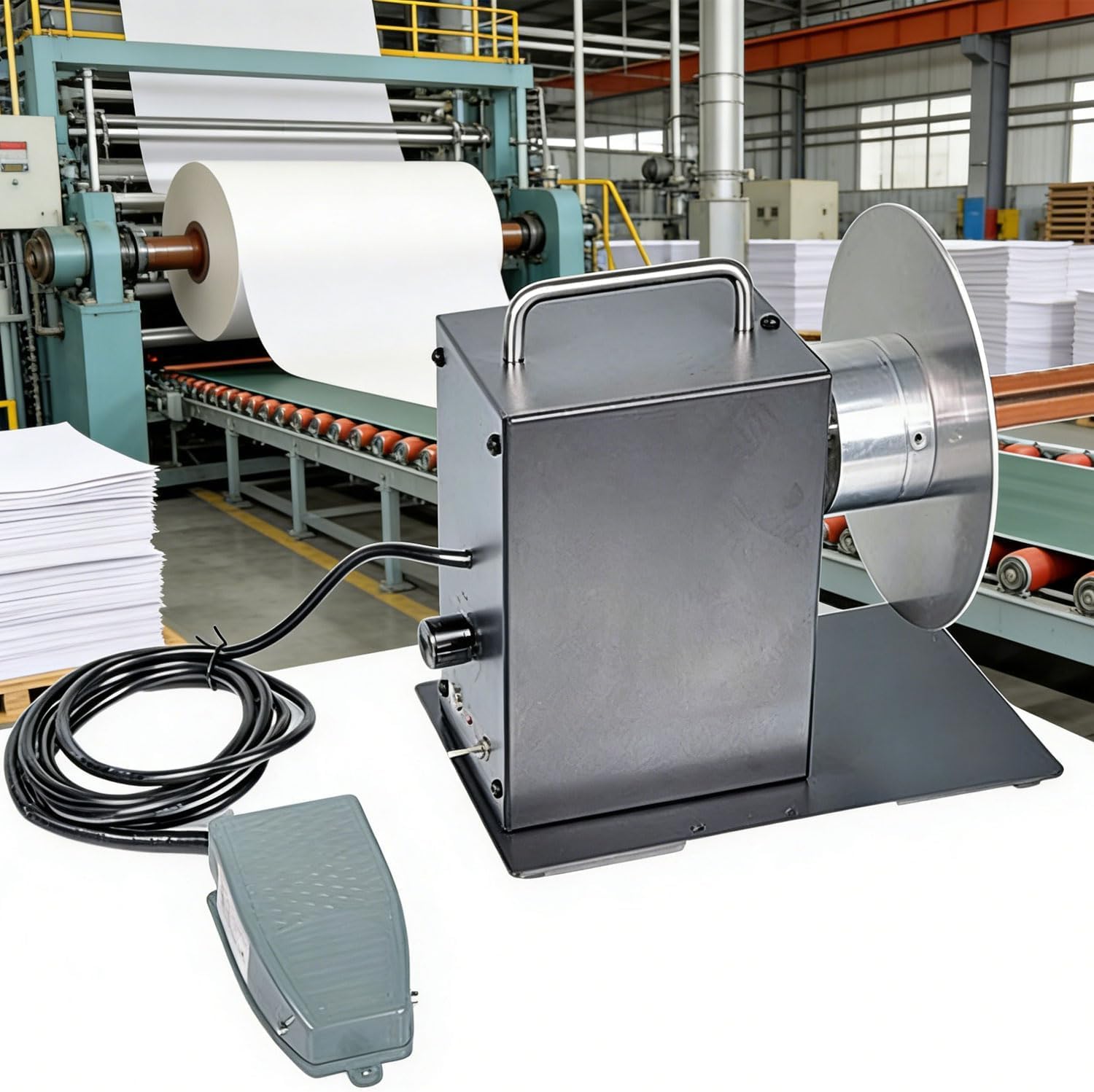 Máquina de rodillo de etiquetas para plástico film y papel tapiz ancho de velocidad regulable