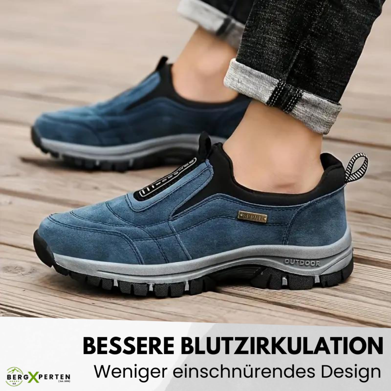 Orthopädischer, Rutschfester & wasserdichter Schmerzlinderungs-Schuh - FeelFree - Unisex，Leichte Sneakers für Outdoor, Fitness und Alltag，Wanderstiefel, Wanderschuhe