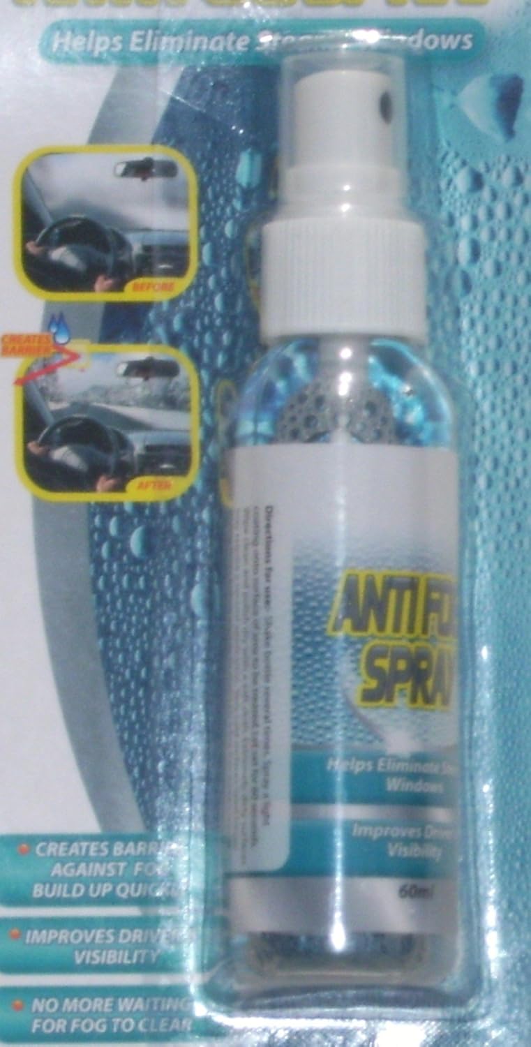 AntiFog Spray Fast Acting Helps Eliminate Steamy