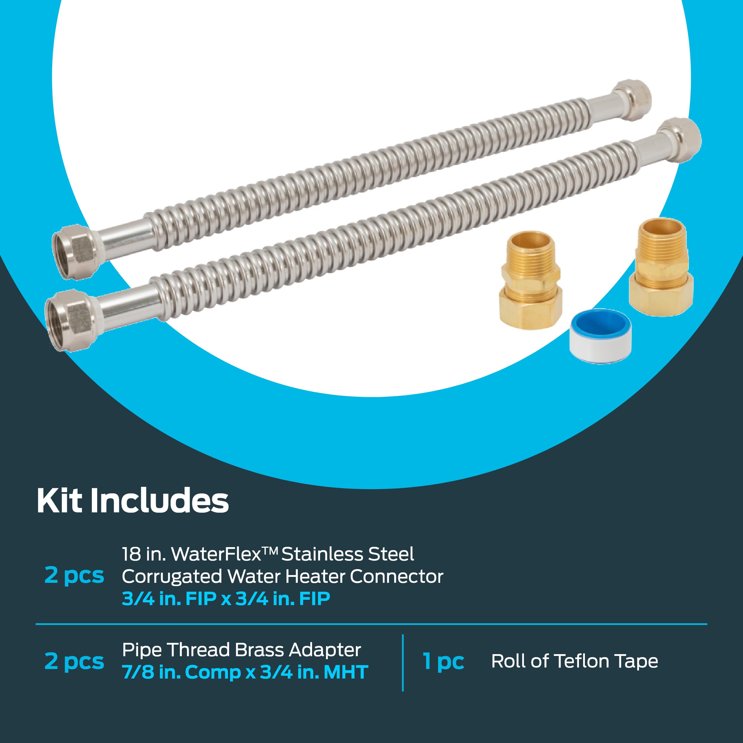 Ez-Flo 48281 kit de instalación de calentador de agua eléctrico