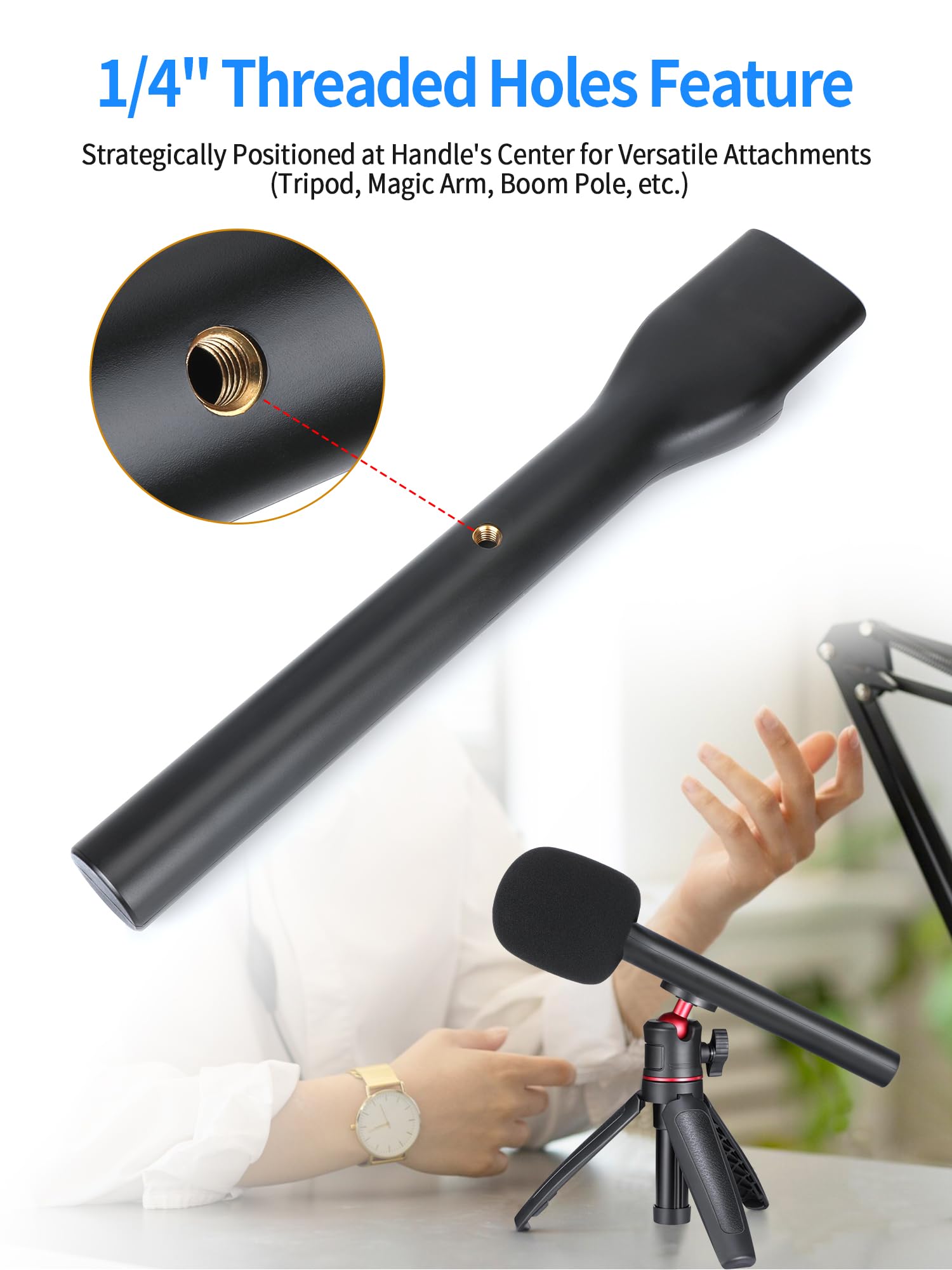 Amazon.com: YOUSHARES Lavalier Microphone Handle for RODE Wireless