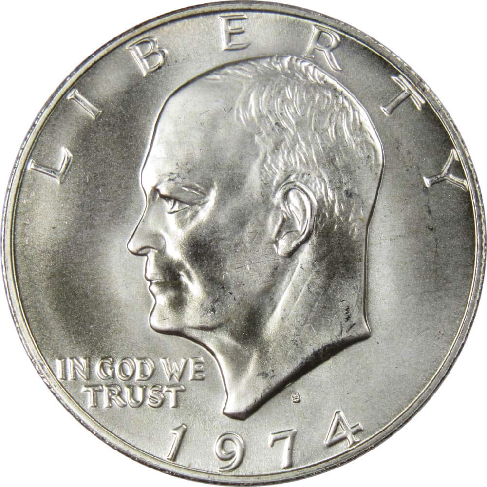 1974 S Eisenhower Dollar BU Uncirculated Mint State 40