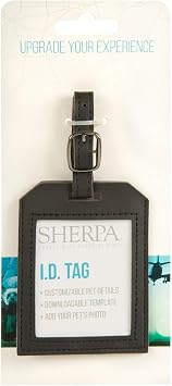 Sherpa Travel Luggage Tag Black