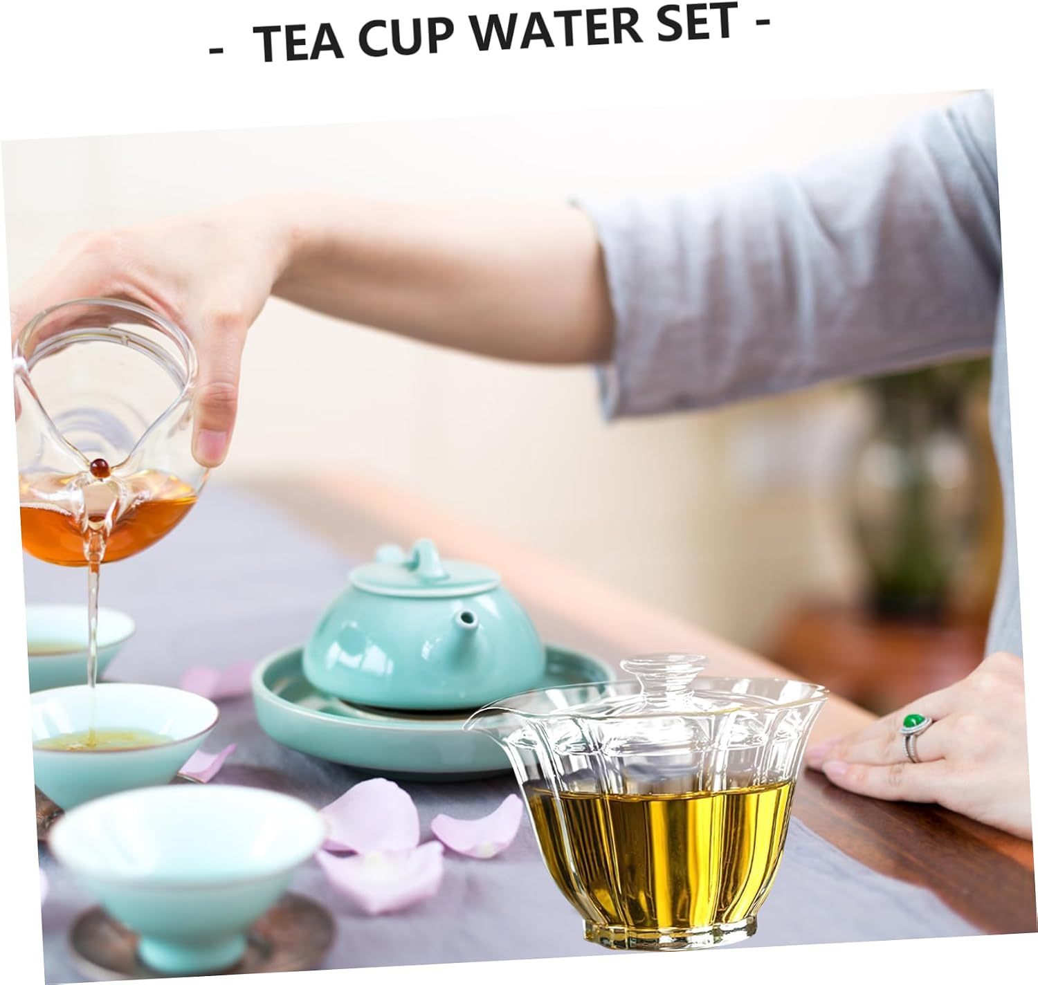 LABRIMP High Borosilicate Tea Cup with Lid Elegant and Heat Resistant Design for Tea Ceremonies and Daily Use present for Tea Lovers