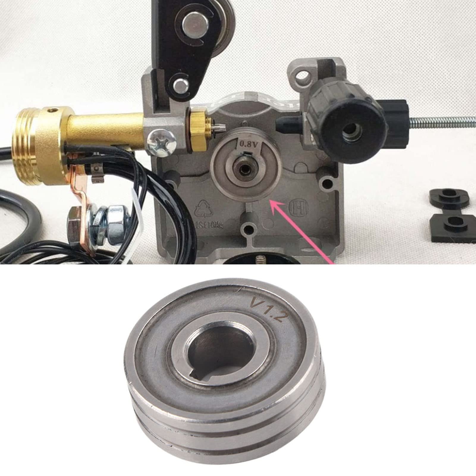 SSJ-29A Roue De Guidage Pour Fil De Soudure 30 X 10 X 10 Mm 0,8-1,0/1,2/1,4/1,6 Mm