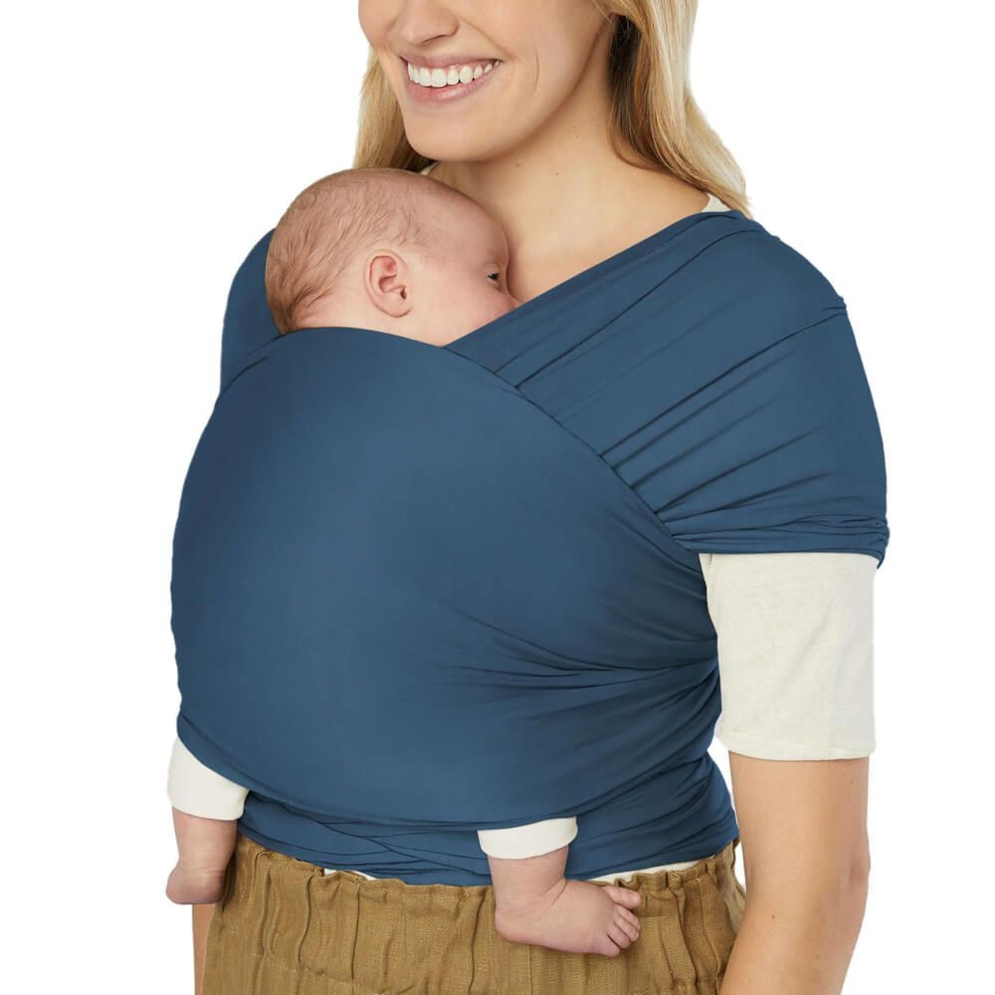 Ergobaby Baby Sling for Newborns from Birth up to 11.3 kg, Aura Knit Sling wrap Made from Recycled Fabrics