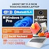 HP Laptop Táctil 17.3" para Negocios, 20GB RAM, 1TB SSD, AMD Ryzen 5 7430U | Teclado Retroiluminado, Windows 11 Pro, Carga Rápida, Copilot IA, Pantalla HD+ Antirreflejo 17.3", Wi-Fi 6, con Accesorios 5