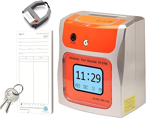 Miniatura 5 de Reloj de tiempo para pequeñas empresas AT-2700