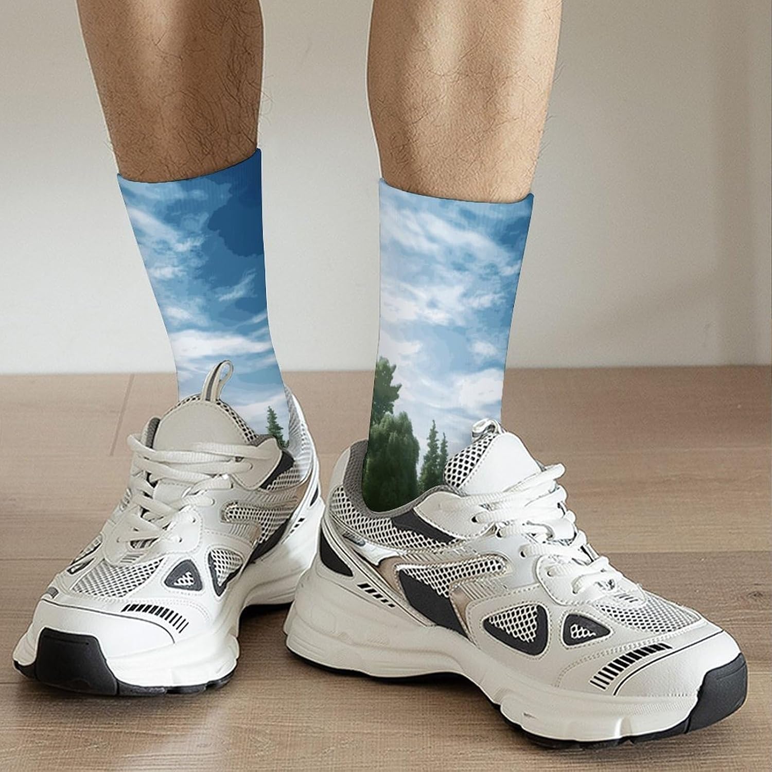 Golf Course Lawn Crew Sock High Stocking Grippy Socks | Socks for Men & Women,Stockings-Long Thin Tube Sports, Breathable Soft Athletic for Nurses,Travel