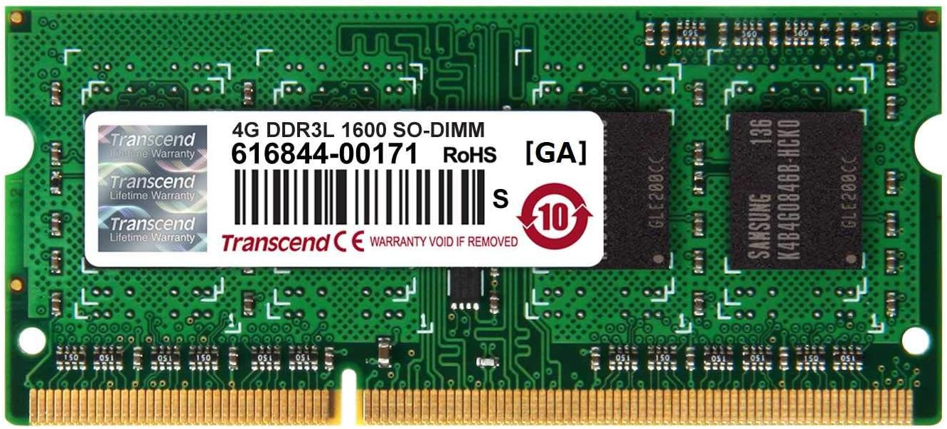 Transcend Information 4gb Ddr3l 1600 So-dimm 1rx8 Ind