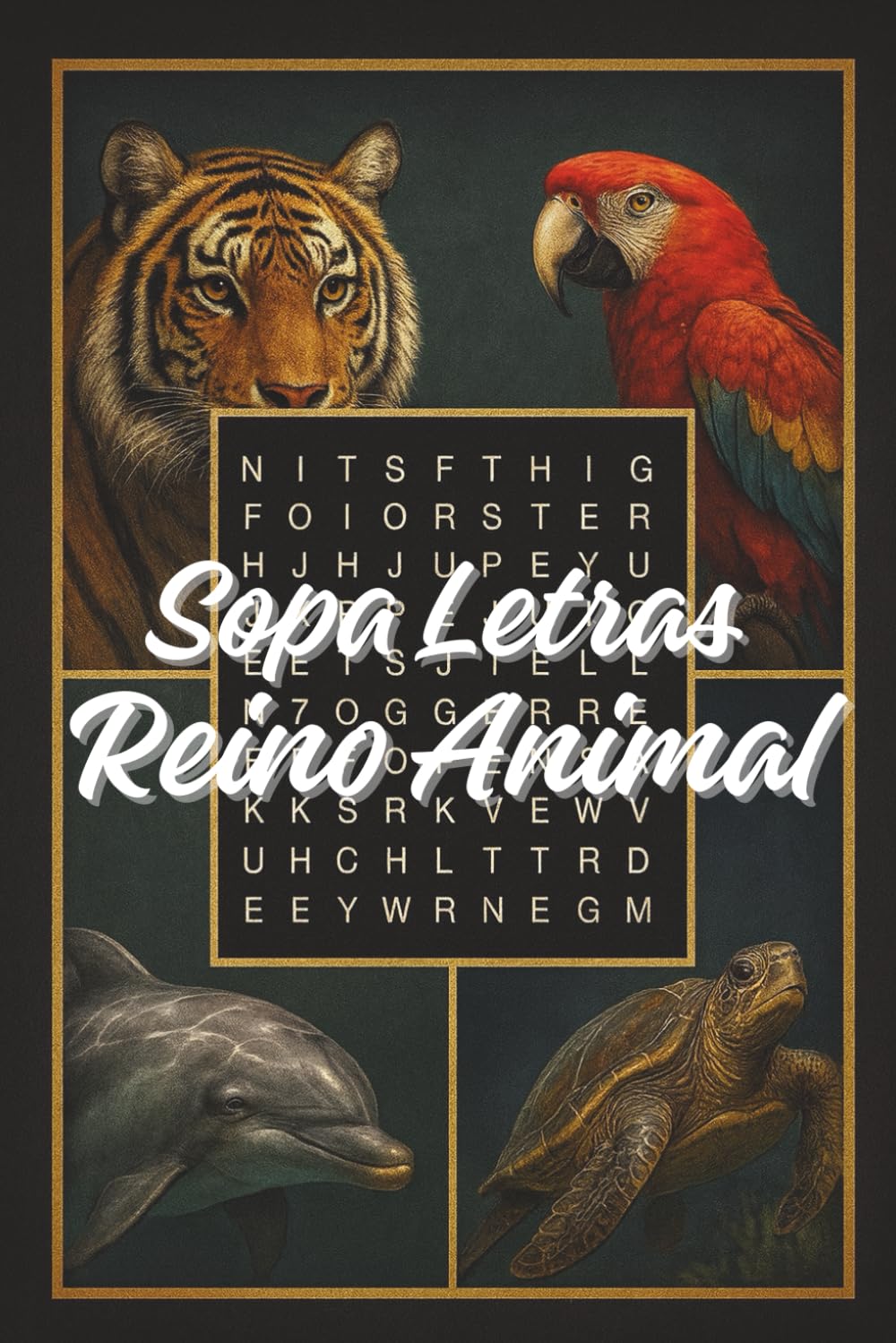 Reino Animal: Sopa de Letras: 40 retos únicos del fascinante mundo animal