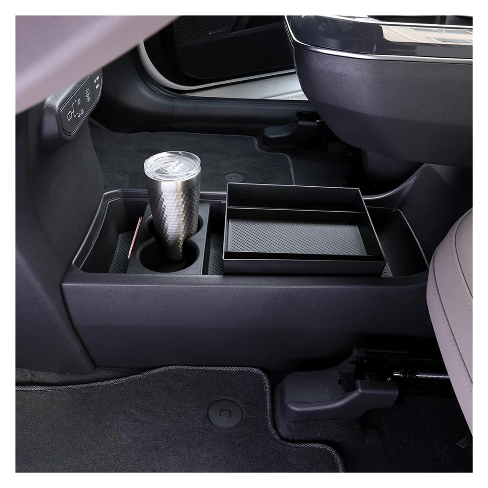 Mittelkonsole Aufbewahrungsbox Für Kia Für EV5 Auto Tuning Spezielle Zentrum Speicher Box Konsole Armlehne Organizer Wasser Tasse Doppel Schicht Organizer Ablagen(2)