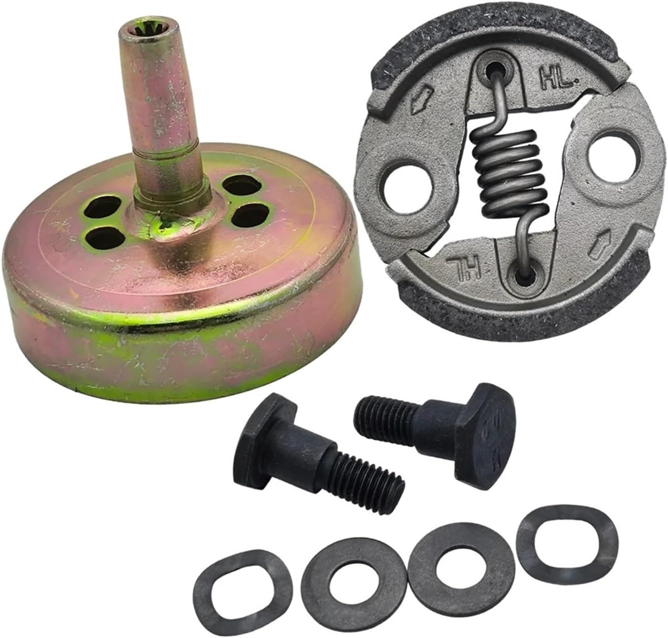 9T Clutch Kit Fit for GX31 GX35 1.3HP Small Engine Brush Cutter Parts