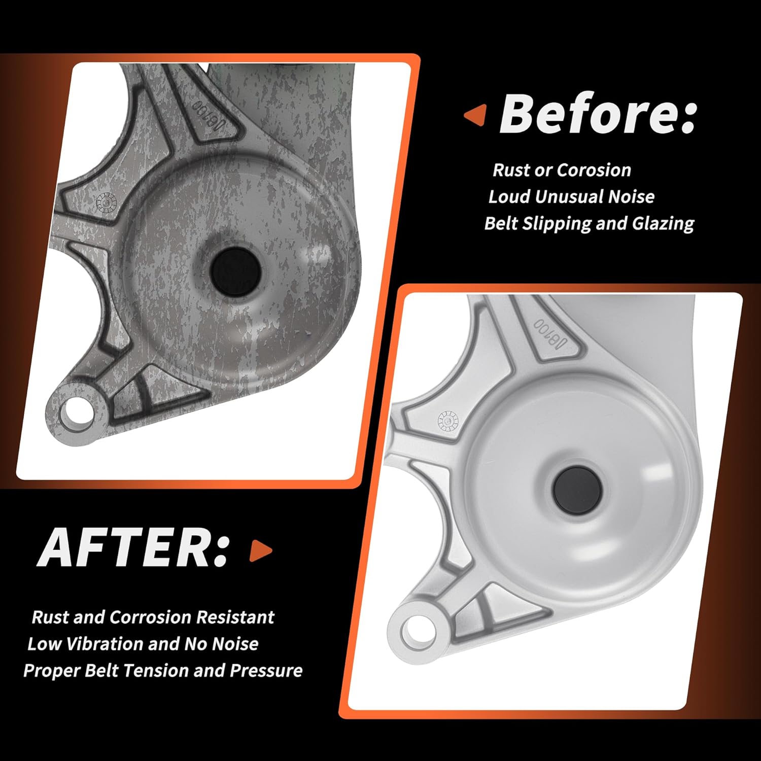 90K-39191 Serpentine Belt Drive Kit with Tensioner for BMW Z4 X1 X3 X4 Drive Belt Tensioner Kit for BMW 120i 220i 228i 320i 328i 428i 528i 2.0L 2012-2018 6PK1000