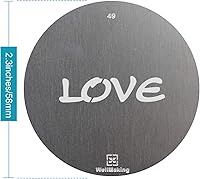 Vista 2 de WELLMAKING G-30 19pcs Gobos para Snoot, montaje de proyector de proyección con geles de colores azules/filtro..