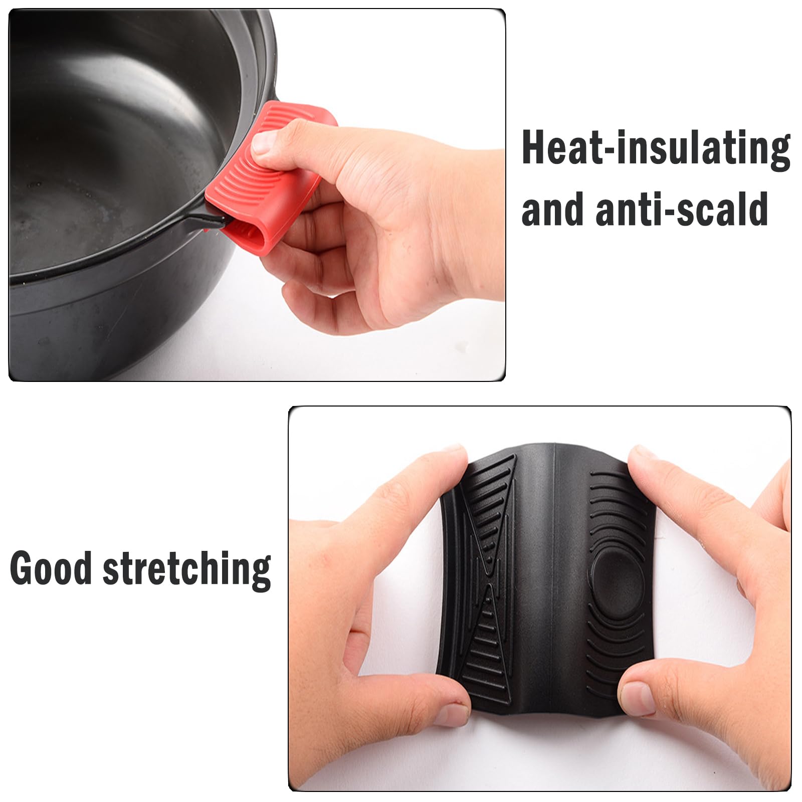 6 Presine In Silicone Per Forno - Antiscivolo E Resistenti Al Calore | Set Multicolore - Foto 4