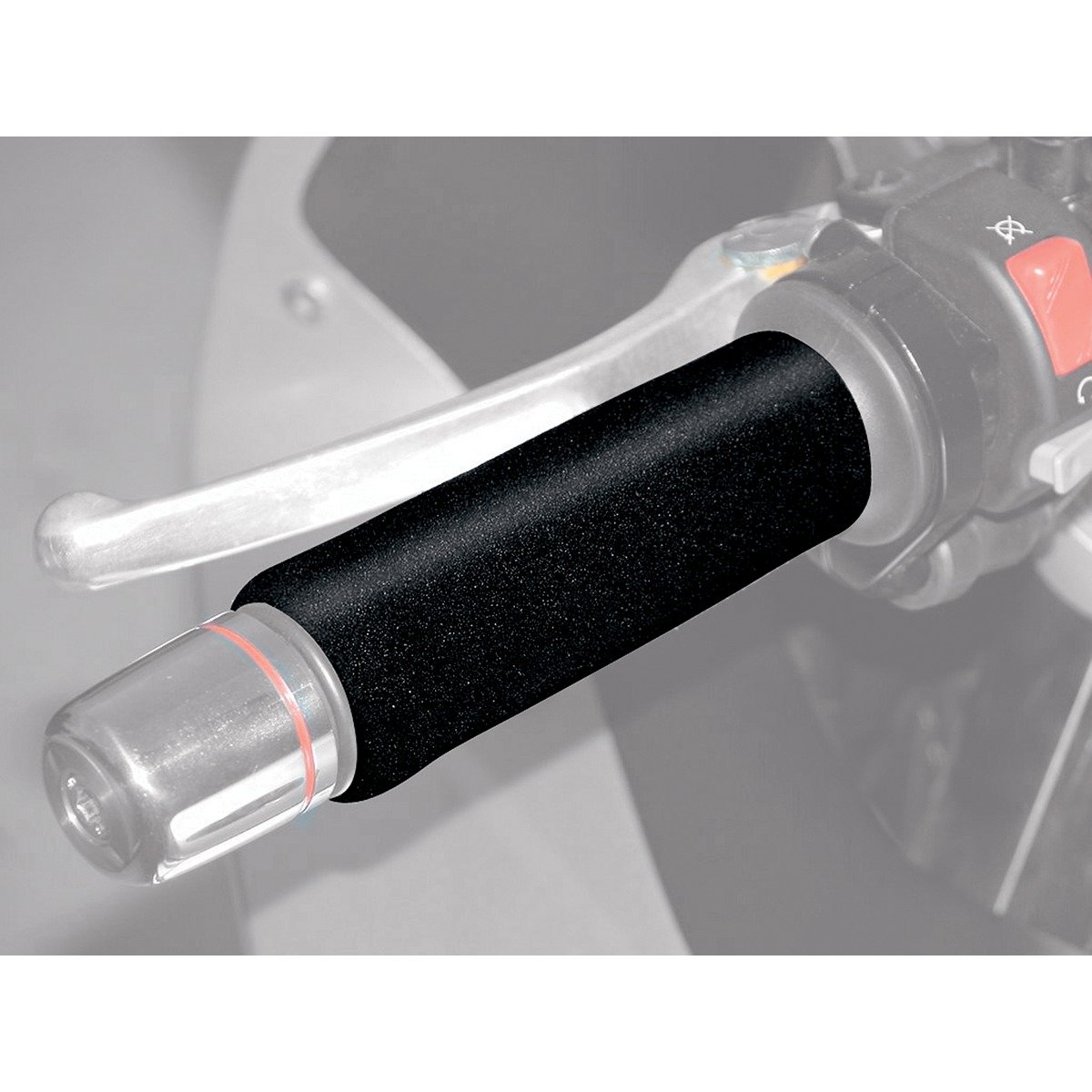 Grab On Grips Grip Cover - Fits From 1.25in. to 1.45in. OD - 5in.L, Color: Black MC402