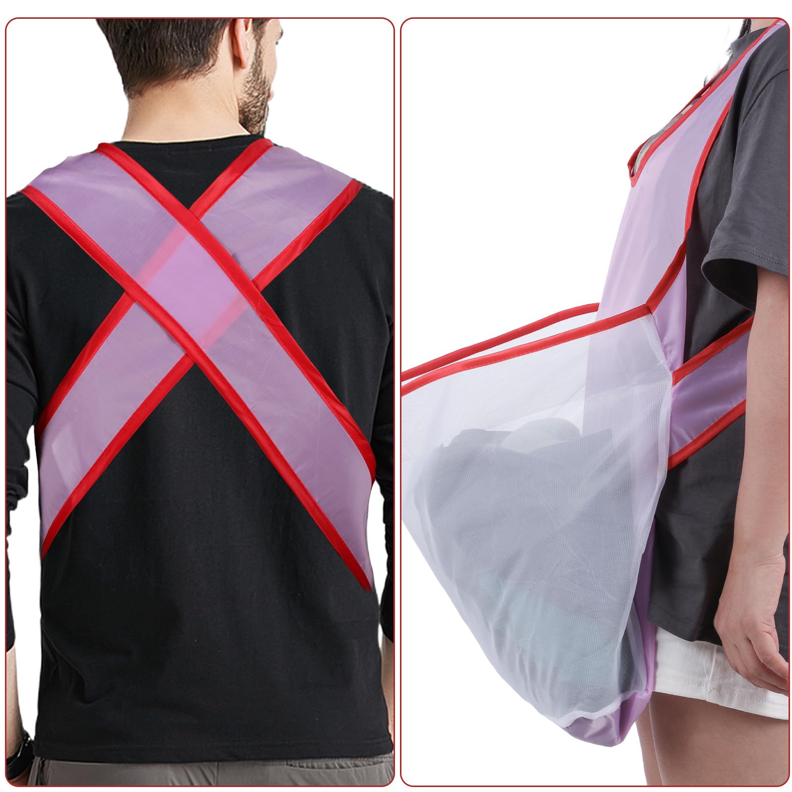 Portable Clothes Drying Apron, Large Capacity Waterproof Laundry Apron with Pouch, Gardening Apron Fruit Picking Bag - Image 3
