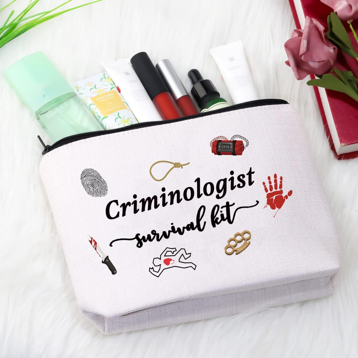 GJTIM Criminologist Forensic Scientist Survival Kit Makeup Bag with Crime Scene Investigator Gift & Student Criminologist Bag image 5