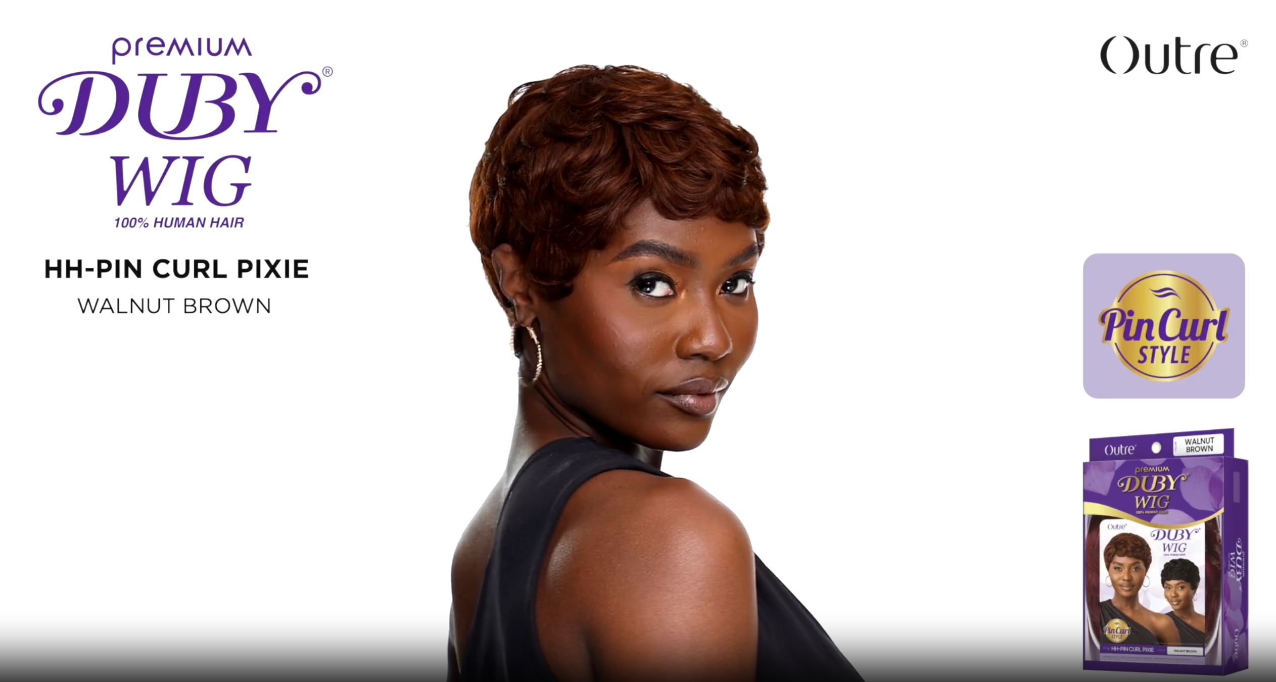 Amazon.com : Outre Duby Wig - Human Hair - Pin Curl Pixie (OFF
